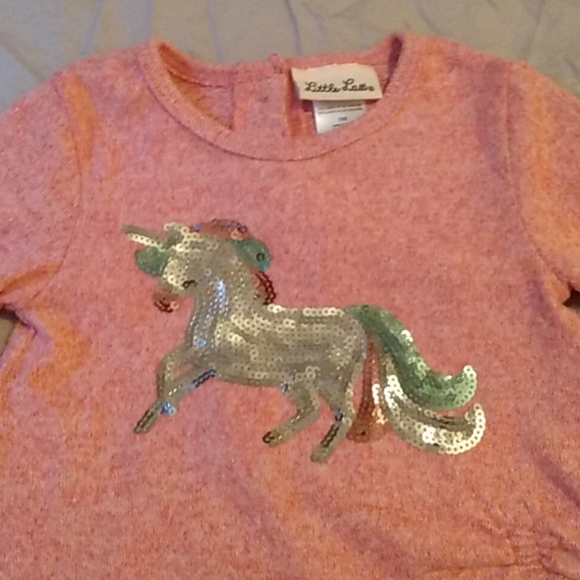 A unicorn long sleeve size 12 month and tights 5 - Picture 2 of 4